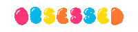 Rainbow Text Sticker by Muchable