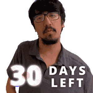 30 Days Sticker