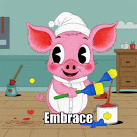Wisdom Reflection GIF by The Pigasso