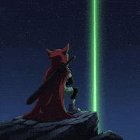 Night Sky Neon GIF by G*BOY