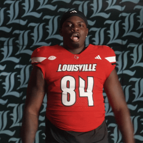 University Of Louisville Football GIF by Louisville Cardinals