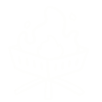 Camping Camp Fire Sticker