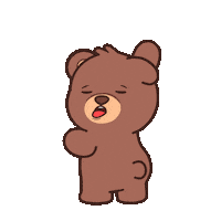 Teddy Bear Dancing Sticker by BEARISH