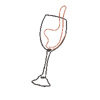 Wine Cup Sticker