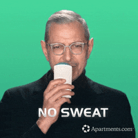 apartmentscom sweating you got it jeff goldblum sniff GIF