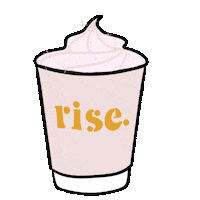 Hot Chocolate Coffee Sticker by risebrunch