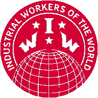 Sticker Spinning Sticker by Industrial Workers of the World