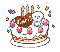 Dog Birthday Sticker