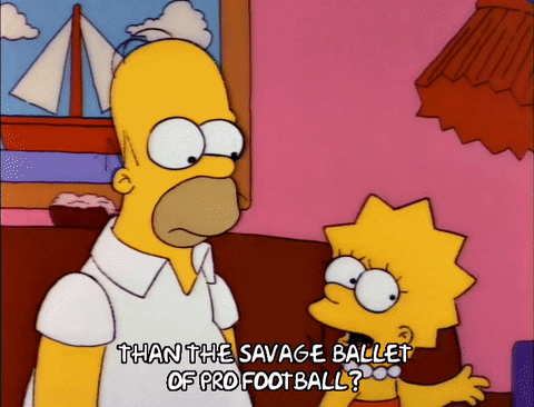 Season 3 Football GIF by The Simpsons