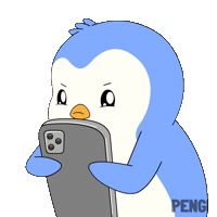 Shocked Wait What Sticker by Pudgy Penguins
