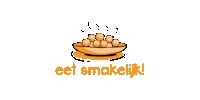 lekkerhap bitterbal bitterballen eet smakelijk lekker hap Sticker