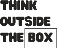 Thinking Box Sticker by Inednet