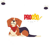 Dog Pet Sticker by Procao