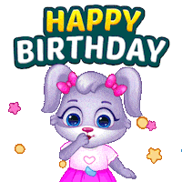 Celebrate Happy Birthday Sticker by Lucas and Friends by RV AppStudios