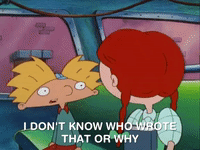 hey arnold nicksplat GIF