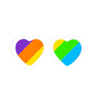 Love Is Love Hearts Sticker by GayStarNews