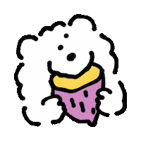 Dog 食べる Sticker