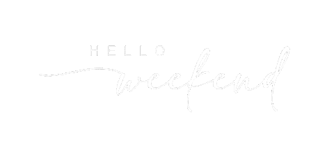 Weekend Hello Sticker