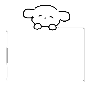 Dog Frame Sticker