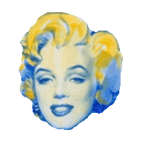 Marilyn Monroe Sticker by imoji
