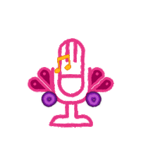 Microphone Sticker by Carlos Herrera Tello