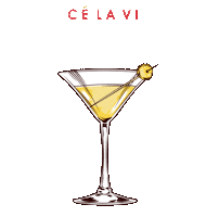 Cake Cocktail Sticker by ce la vi taipei