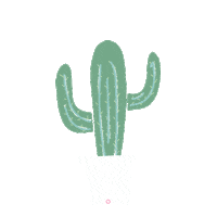 CampusLivingVillages plant cactus clv campuslivingvillages Sticker