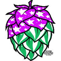 Beer America Sticker by Craft Graphics