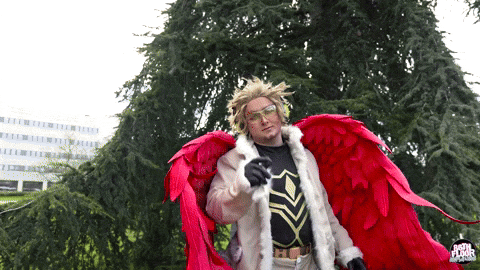 86thfloor giphyupload cosplay my hero academia mha GIF