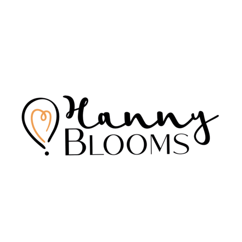 hannyblooms giphyupload art logo illustration Sticker