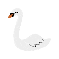 twentysevenlkld retro bird florida swan Sticker