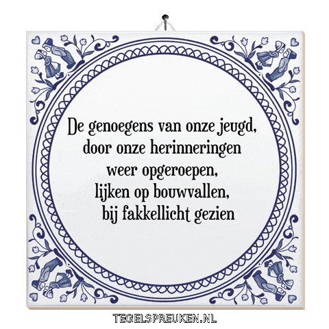 Moment Spreuk Sticker by Tegelspreuken.nl