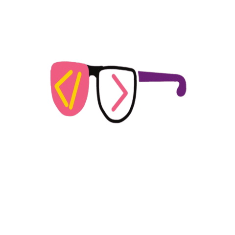 FutureSchool giphygifmaker glasses computer nerd Sticker