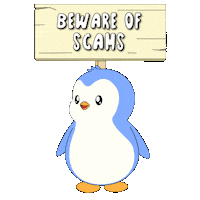 Penguin Stay Safe Sticker by Pudgy Penguins
