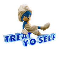Spa Treat Yourself Sticker by Sonic The Hedgehog