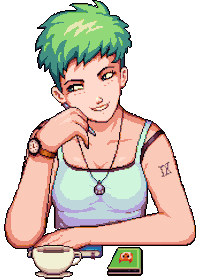 togeproductions laugh giggle freya coffee talk Sticker