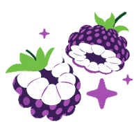 Blackberry Sticker by drinkwildwonder
