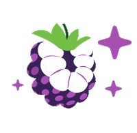 Blackberry Sticker by drinkwildwonder