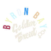 GoldenBreed beach surf surfer byron Sticker