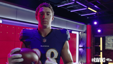 Football Flexing GIF by Baltimore Ravens