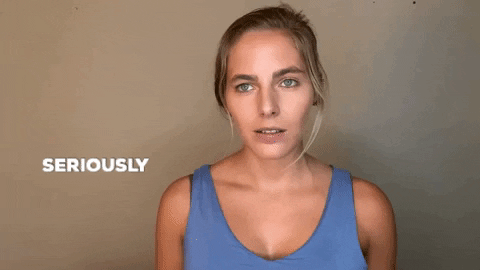 Oh My God Reaction GIF by Lauren Jenkins