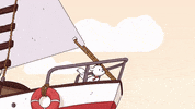 ReyGGTV netflix boat ship hilda GIF