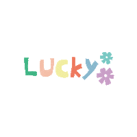 b_project lucky luck 행운 럭키 Sticker