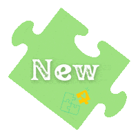 New Post Puzzle Sticker