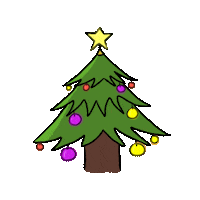 Christmas Holiday Sticker