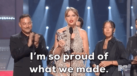 Taylor Swift GIF by 2022 MTV Video Music Awards