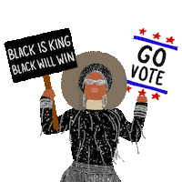 Lion King Queen Sticker by #GoVote