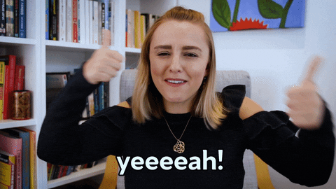 Happy Lets Go GIF by HannahWitton