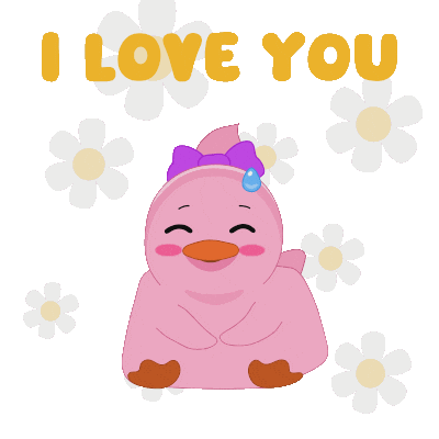 Happy I Love You Sticker by MeetDuckey