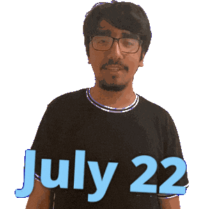 July 22 Sticker